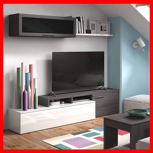 mueble de tele negro